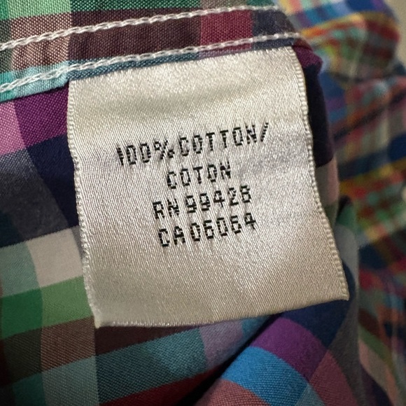 Bugatchi Vibrant Plaid Button Down Shirt - Picture 7 of 8